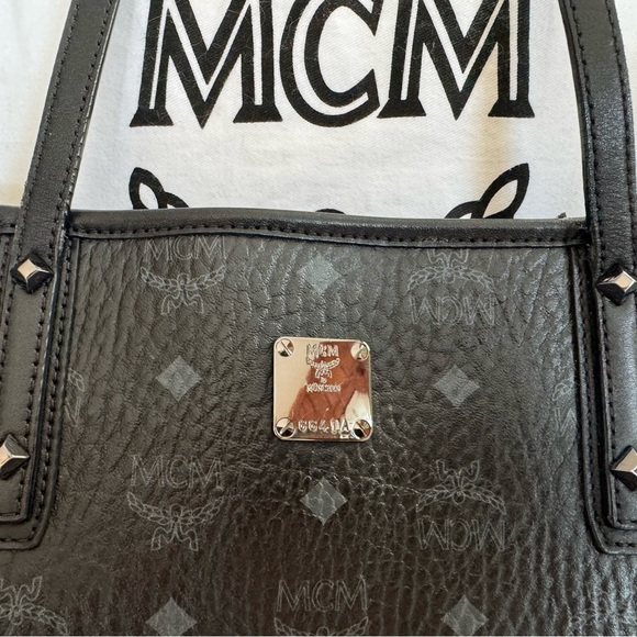 MCM Black Women's Tote Bag - Picture 8 of 13